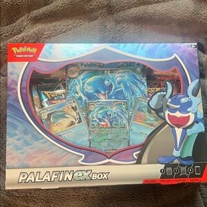 Pokemon Palafin EX Box - Blue Trading Card Game Set